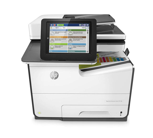 HP PageWide Enterprise 586f